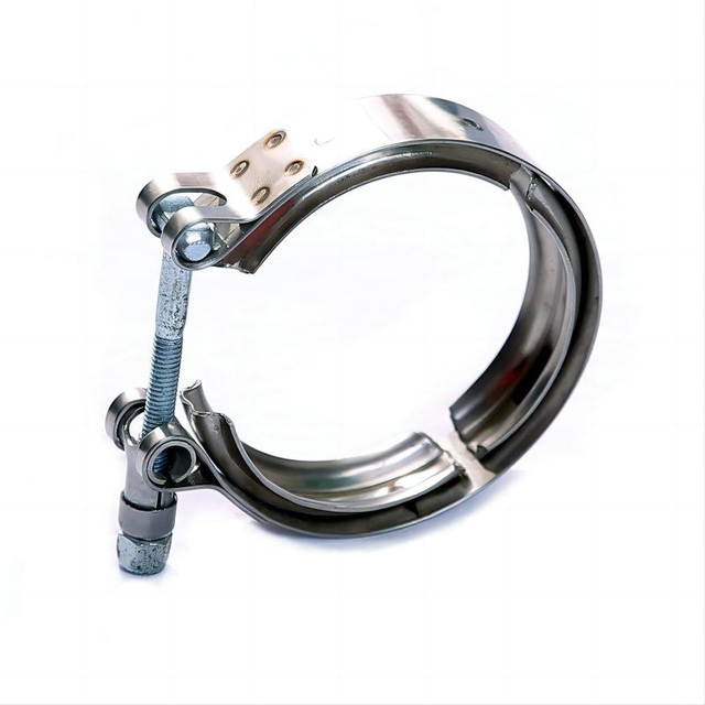 V band groove pipe clamp for truck