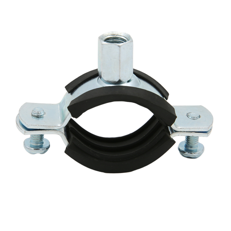 equipment stabilization shock-absorbing elastic rubber hanger pipe clamp