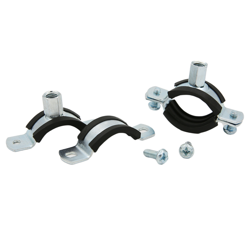 fixture mounting soft-grip chemical-resistant rubber pipe clamp