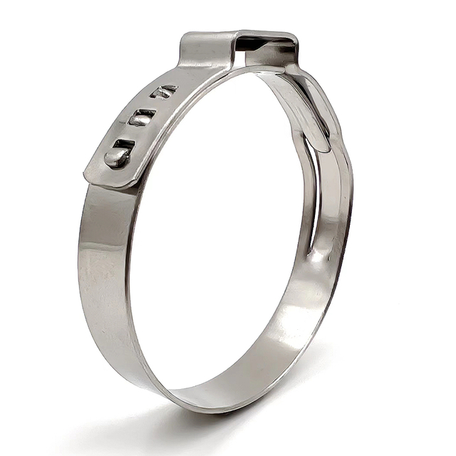 High quality single ear stepless clamp for car